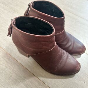 Toms Dark Brown Ankle Booties